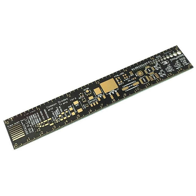 Adafruit PCB Ruler v2 6" (15cm) Great for measuring components and SMD-; U0S1