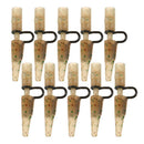 10pcs Enhanced Safety Lead Clips with Tail Hair Rigs Carp Fishing Tackle