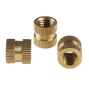 M3x3x4mm Brass Knurled Threaded Round Insert Embedded Nuts X2K2
