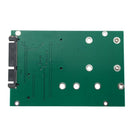 2 in 1 Mini PCI-E 2 Lane M.2 And mSATA SSD To SATA III 7+15 Pin Adapter  X6E9
