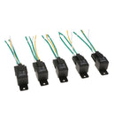 5Pcs Auto Alarms Horn Headlight Control Relay 40A 4Pin SPST Relay 24V