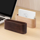 Desktop Name Card Organizer Wooden Box Business Card Holder Wood Credit Car
