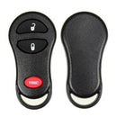 2Pcs Remote Entry Key Keyless Fob Case Shell Replacement For Dodge Jeep Chr I3B2
