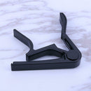 Alloy Tune Clamp Key Trigger Capo for Acoustic Electric Guitar (Black) A
