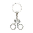 Sport Metal Bicycle Bike Cycling Riding Keychain Keyring Keyfob Key Chain Ring J
