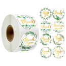 500Pcs/Roll Flower Thank You Stickers Paper Seal Label Cookies Gift DecoratSEAU