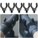 5pcs M3/8in Black Nylon Plastic Carp Fishing Rod Pole Holder Bracket Heads