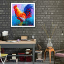 5D DIY Full Drill Diamond Painting Rooster Cross Stitch Mosaic Craft Kit