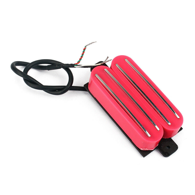 Pink Hot Rail Dual Coil Humbucker Pickup for    Electric Guitar