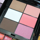 74 Colors Lipstick Blush Palette Shimmering Blusher Lip Gloss Cosmetics Kit