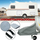 Universal Caravan Towing Hitch Cover Nylon Trailer Cover Rain Dust Protector