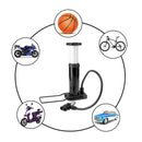 Portable High Pressure Bicycle Pump Floor Foot Air Inflator for Bike Ball