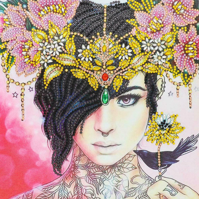 5D DIY Special Shaped Diamond Painting Beauty Cross Stitch Mosaic Craft Kit