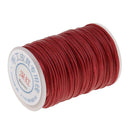 70 Meters Flat Waxed Cord Sewing String Thread for Leather Craft 1.2mm Wide