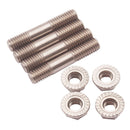 Stainless Steel Stud Nuts M8X1.25 42mm W/flange for T25 T28 Exhaust new hot