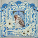 DIY Merry Christmas Metal Cutting Die Scrapbooking Border Paper Card Album #