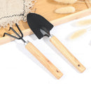 2PCS/Set Mini Garden Shovels Claw Tool with Wooden Handles DIY Garden Hand T Nw