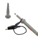 2pcs P6100 Precision Oscilloscope Probe 14cm 1X 10X 100MHz Test Probe