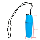 Waterproof Capsule Container Bottle for Scuba Diving Snorkeling Kayak Blue