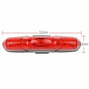 5 LED Super Bright Bike Back Seat Red Light 3 Modes Safety Tail Lamp for Cycling