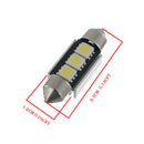 23pcs LED White Car Inside Light Kit Dome Trunk Mirror License Plate Lamp Bulb