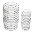 Plastic Petri Dish Sterile Dishes with Lid, 100 mm and 60 mm, 20 Pcs