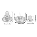 10 Sets 17mm Jeans Metal Button Press Instant Buttons Replacement Pants Button