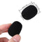 20Pcs Microphone Headset Mic Cover Windscreen Black