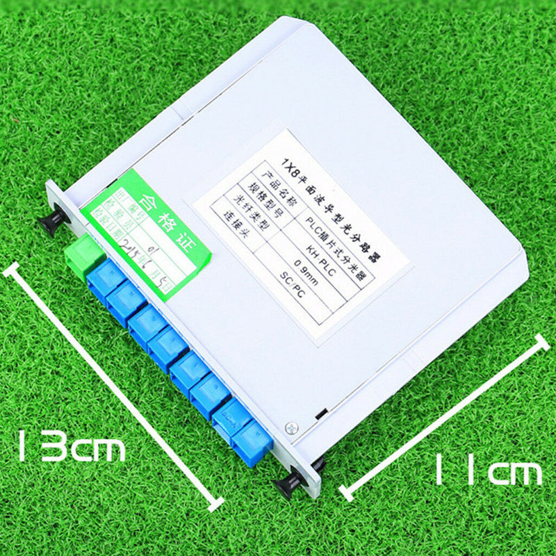 1 to 8 SC-UPC Connector Inserted PLC Fiber Optic Optical Splitter Module