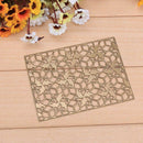 Hexagonal Flower Embossing Cutting Die Stencils DIY Scrapbooking Craft Tool