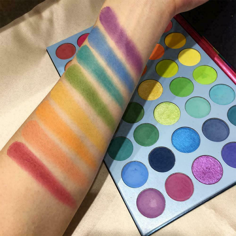 Beauty Glazed 39 Color Eyeshadow Eye Shadow Palette Makeup Kit Gitter Water C4P3