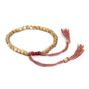 Lucky Rope Handmade Tibetan Buddhist Braided Cotton Copper Beads Bracelet