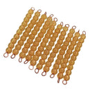 Montessori Kindergarten Teaching Aid - 1-10 Beads Bar Number Counting Toys