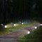 Waterproof LED Solar Lawn Lamp Spike Light Control Garden Path (Cool White) A