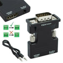 1*HDMI Female to VGA Male Converter w/ Audio Adapter Support 1080P Signal Output
