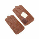 2pcs Silicone Mini Chocolate Block Bar Mould Mold Ice Tray Cake Decoration zxv