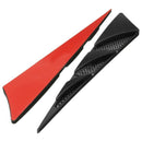 1 Pair ABS Universal Car Decorative Air Intake Side Flow Hood Vent Cover St K7U7