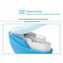 Stapleless Stapler Portable Student School Office Supply ABS Staple-Free B7F8