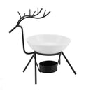 Deer Shape Iron Essential Oil Aroma Burner Candle Holder Home Decorations E D8J3