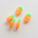 5pcs Mini Carrot Eraser Rubber Eraser Primary Student Priz Promotional Gift T5B5