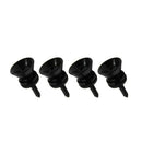 Black Strap Lock Button Knobs Metal End Pin Pack of 2 pairs K5Z2