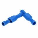 100pcs Blue 22-16AWG Insulated Type Piggy Back Splice Crimp Wire Terminal DJF
