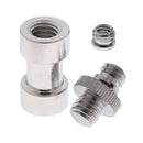 3 in 1 1/4" 3/8" Screw 3/8" Spigot Stud Convert Adapter Kit for DSLR Tripod