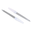 Dual sided stainless steel metal nail art file buffer manicure pedicure tool c~