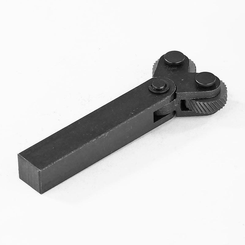 7pcs Steel Dual Wheel Knurling Tool Set with Diagonal Linear Knurl Wheel