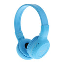 Foldable Music  Headsets w/ Wired Mode for PC/ Cell Phones Blue