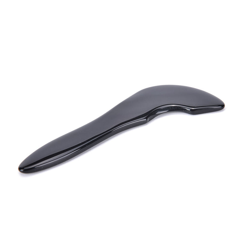 Natural Black Obsidian Stone Skin Care Facial Full Body Massager Beauty Tools BX
