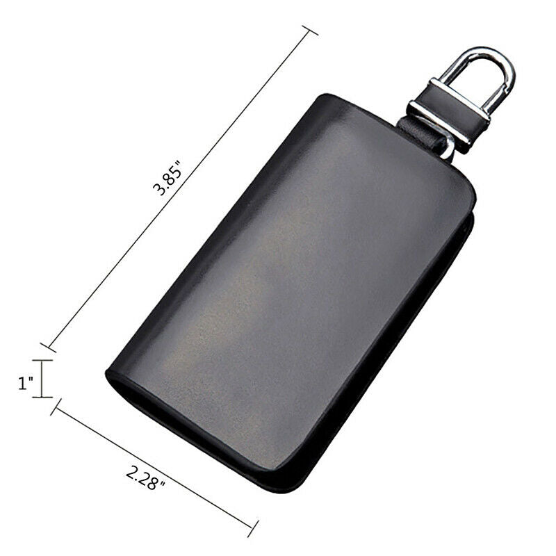 Realistic Leather Men's Car Key Bag Zipper Bag Storage Bag Car Key Bag WaJ Gw