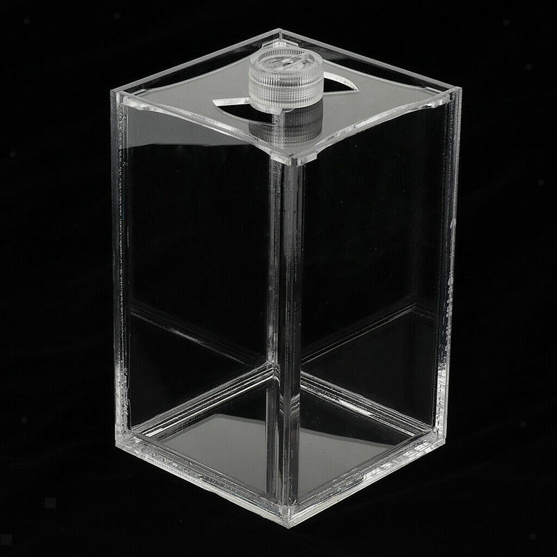 2pcs Acrylic Clear Aquarium Tropical Sea Aquatic Rumble   Small LED Tank