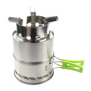 Portable Outdoor Stove Camping Cooking Wood Burner Picnic BBQ Steel Alcohol Cook